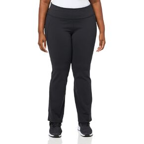 Reebok Women's Lux High Rise Mini-Flare Pant (Plus Size)