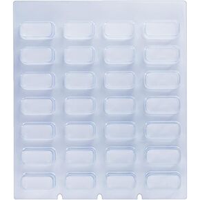 Ezy Dose 28-Day Disposable Blisters for Pill, Medicine, Vitamin, Use with Unit Dose Cold Seal System, X-Large (Case of 500)
