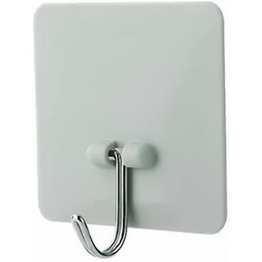Wall Hooks for Hanging Heavy Duty, Bathroom Kitchen Heavy Duty Self Adhesive Hooks 1 Pack