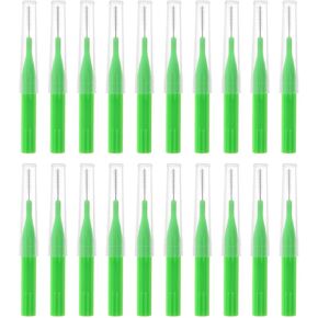 20pcs Shower Head Cleaner, Shower Nozzle Cleaning Brushes Tools Shower Head Cleaning Brush Anti-Clogging Tiny Hole Gap Cleaning Brush Kits for 3D Printer Tubes (Yellow)