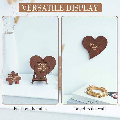 Will You Marry Me Puzzle - Will You Marry Me Sign, Wedding Proposal Ideas Surprise Engagement Proposal Wooden Sign (Quieres Ser Mi Novia Puzzle) in Saudi Arabia