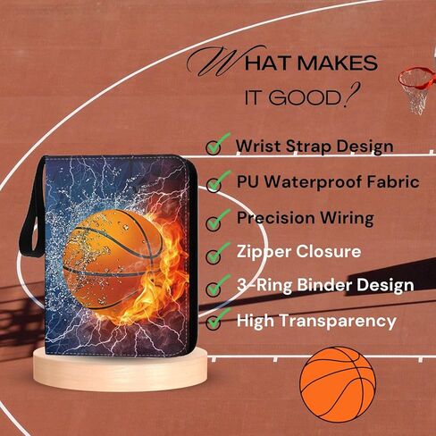 حافظة بطاقات كرة السلة التجارية تحتوي على 900 جيبًا - حافظة بطاقات كرة السلة مع 50 أكمام قابلة للإزالة، تخزين البطاقات الرياضية لكرة القدم وكرة السلة والبيسبول وبطاقات تداول كرة القدم تناسب 900 بطاقة in Kuwait