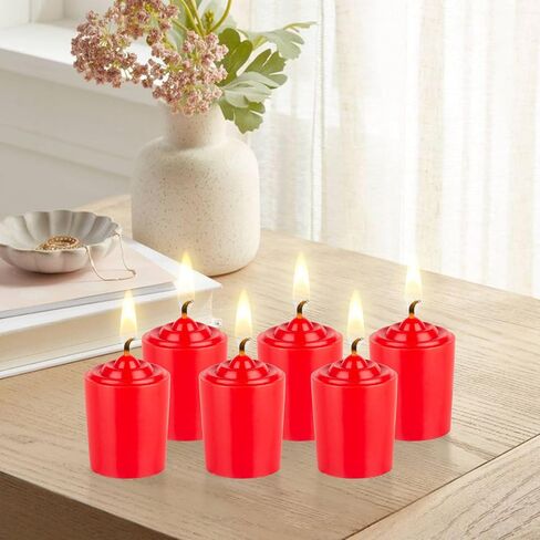 SRG Silver Unscented 15 Hours Votive Candles Pack of 12 in Saudi Arabia