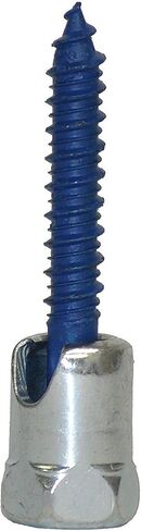 SAMMYS Everflow 8269957-25 3/8 بوصة مرساة قضيب دوارة لولبية مصممة للخشب، يتم تركيبها بزاوية 45 درجة رأسيًا، Climaseal أزرق، لا يتطلب الحفر المسبق (25 حزمة) in Kuwait
