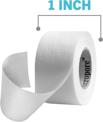 Nexcare Micropore Gentle Paper First Aid Tape, 1 in x 10 yds, Ideal For Securing Gauze And Dressings, Wrapped, 36 Count in Saudi Arabia