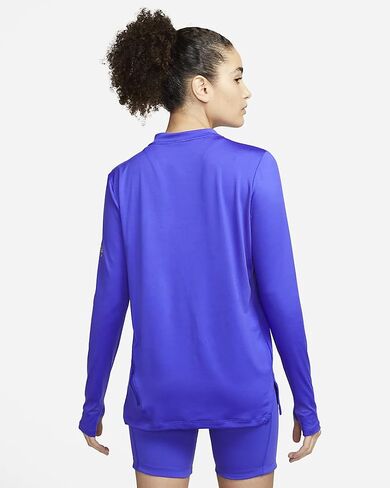 Nike Element Womens Running Top Trail Running Midlayer (Medium, Lapis Blue) in Saudi Arabia
