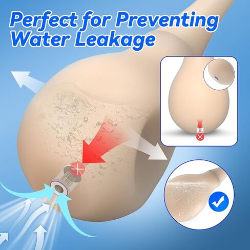 Enema Douche Anti Back-Flow,Silicone Enema Reusable Anal Douche Cleaner for Men Women Colon Cleansing,Shower douche with 5 Spouts connected to shower hole,Vaginal Cleaner 10oz, Semi-transparent in Saudi Arabia