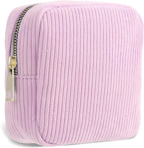 Period Bags for Teen Girls for School, Sanitary Napkin Storage Bag, Corduroy Holder Tampon Bags for School Office Storage Sanitary Products in Kuwait