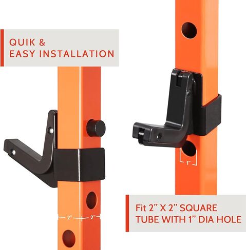 RitFit LAT and Lift Pulley System Pro with Dual Cables and Upgraded Loading Pin, Home and Garage Gym Squat Rack Accessories for Tricep Pull Down,Bicep Curl,Back,Shoulder-Strength Workout in Saudi Arabia