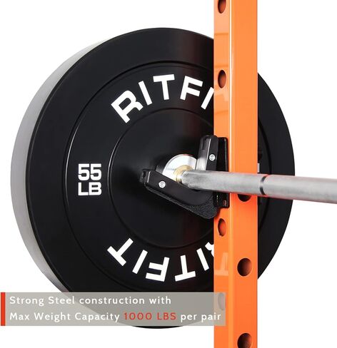 RitFit LAT and Lift Pulley System Pro with Dual Cables and Upgraded Loading Pin, Home and Garage Gym Squat Rack Accessories for Tricep Pull Down,Bicep Curl,Back,Shoulder-Strength Workout in Saudi Arabia