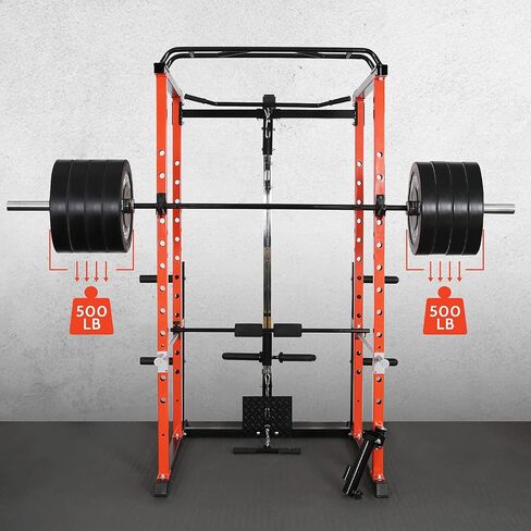 RitFit LAT and Lift Pulley System Pro with Dual Cables and Upgraded Loading Pin, Home and Garage Gym Squat Rack Accessories for Tricep Pull Down,Bicep Curl,Back,Shoulder-Strength Workout in Saudi Arabia