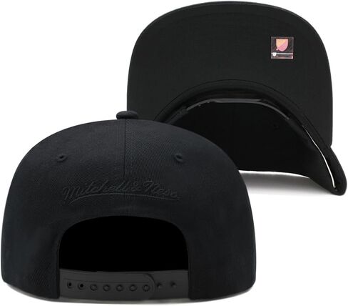 Mitchell & Ness Inter Miami CF MLS Miami M Logo Snapback Hat Cap in Saudi Arabia