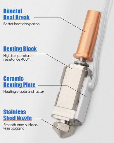 ترقية مناسبة لطابعة Anycubic Kobra 2/2 Neo/2 Pro/2 Plus/2 Max ثلاثية الأبعاد لرأس الطباعة Hotend in Kuwait