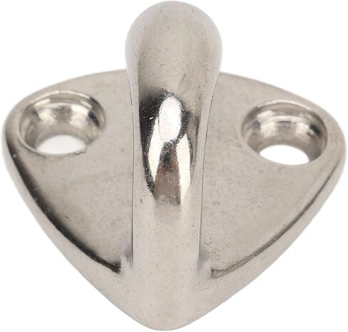 10 Pcs Hook 316 Stainless Steel Marine Grade Clothes Coat Pad Eye Hooks,Boat Hardware Accessories in Saudi Arabia