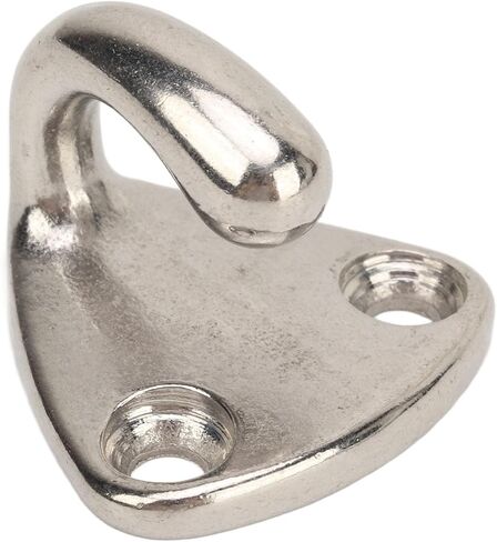 10 Pcs Hook 316 Stainless Steel Marine Grade Clothes Coat Pad Eye Hooks,Boat Hardware Accessories in Saudi Arabia
