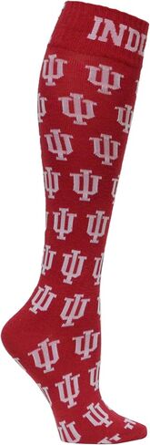 جوارب رسمية من NCAA Indiana Hoosiers، مقاس واحد، أحمر in Kuwait