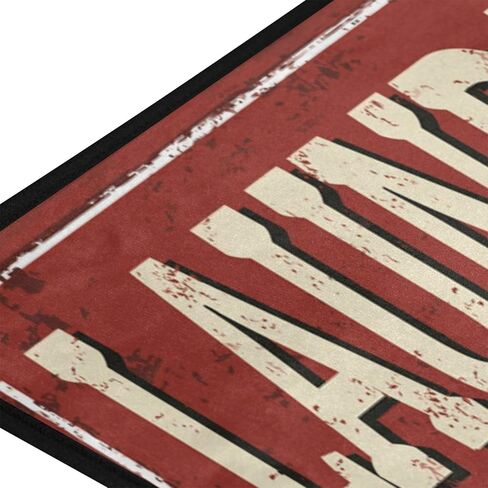 غرفة الغسيل خلفية حمراء المطبخ الحصير عدم الانزلاق البوليستر الحديثة داخلي في الهواء الطلق منطقة أكوا السجاد غرفة المعيشة حمام ممسحة ديكور المنزل عداء البساط 39 × 20 in Kuwait