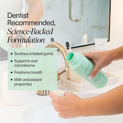 Boka Renew Mouth Wash for Adults - Mouthwash Alcohol Free, Mouth Rinse Fluoride Free Mouthwash, Bad Breath Mouthwash, Oral Rinse Mouthwash No Alcohol, Mouth Wash for Gums, Mouthwash Gum Health in Saudi Arabia