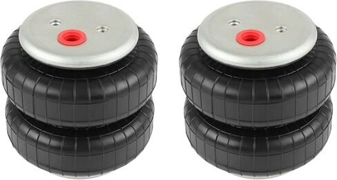 2 قطعة تعليق هوائي عالمي زنبركي مزدوج بيلو قياسي 2500 رطل 1/2 "npt منفذ واحد مجموعة تبختر ركوب الهواء مع تركيبات خرطوم الهواء in Kuwait