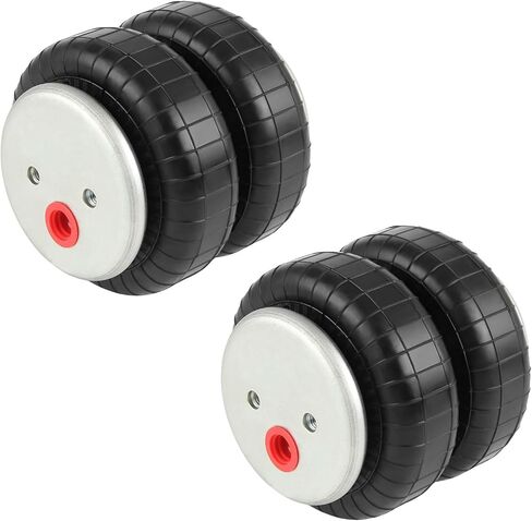 2 قطعة تعليق هوائي عالمي زنبركي مزدوج بيلو قياسي 2500 رطل 1/2 "npt منفذ واحد مجموعة تبختر ركوب الهواء مع تركيبات خرطوم الهواء in Kuwait