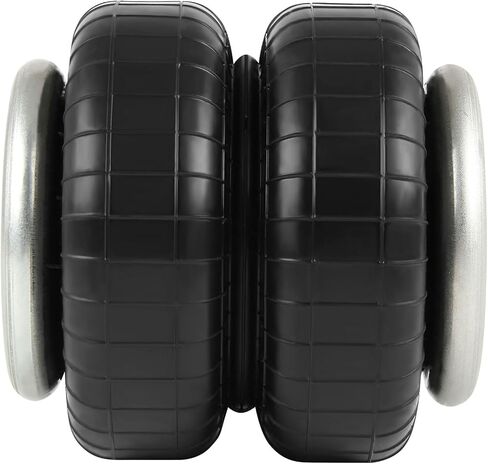 2 قطعة تعليق هوائي عالمي زنبركي مزدوج بيلو قياسي 2500 رطل 1/2 "npt منفذ واحد مجموعة تبختر ركوب الهواء مع تركيبات خرطوم الهواء in Kuwait