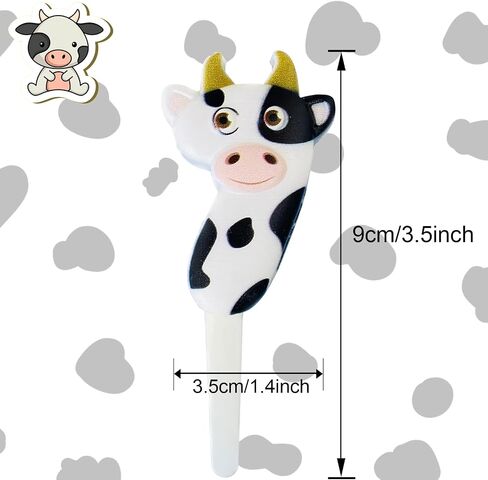 Cow Number 7 Birthday Candle, 7th Birthday Farm Party Supplies, Cute Cow Pattern Number Candle for Birthday Cake Topper Decorations in Saudi Arabia
