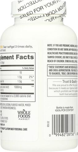 365 من Whole Foods Market، Tonalin Cla 1300 ملغ، 90 كبسولة هلامية in Kuwait