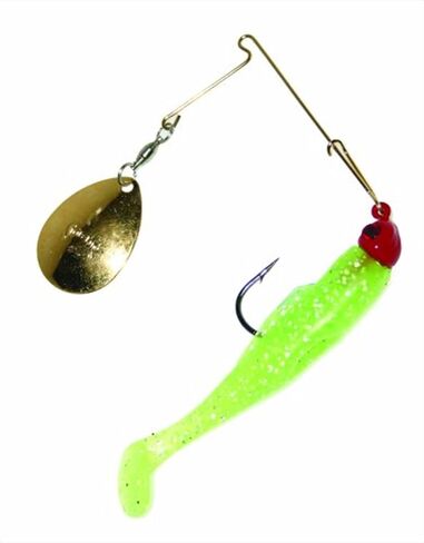 Strike King RMG14-863 Redfish Magic Spinnerbait, 1/4 -Ounce, Chartreuse in Kuwait