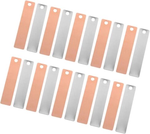 8 أزواج من ألواح قطب البطارية، شريط نحاسي من الأنود الزنك لبطارية الفاكهة، أنود لتجربة طلاء الزنك، لمستلزمات تجربة بطارية الفاكهة بالزنك الكهربائي in Kuwait