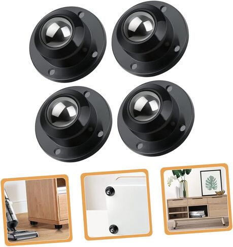 4 قطع من عجلات العجلات ذاتية اللصق، عجلات دوارة، صناديق تخزين الأثاث، صناديق القمامة، أدوات المطبخ in Kuwait