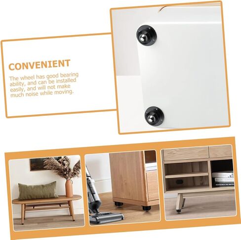 4 قطع من عجلات العجلات ذاتية اللصق، عجلات دوارة، صناديق تخزين الأثاث، صناديق القمامة، أدوات المطبخ in Kuwait