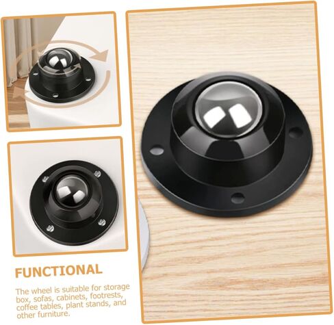 4 قطع من عجلات العجلات ذاتية اللصق، عجلات دوارة، صناديق تخزين الأثاث، صناديق القمامة، أدوات المطبخ in Kuwait