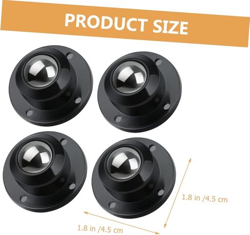 4 قطع من عجلات العجلات ذاتية اللصق، عجلات دوارة، صناديق تخزين الأثاث، صناديق القمامة، أدوات المطبخ in Kuwait