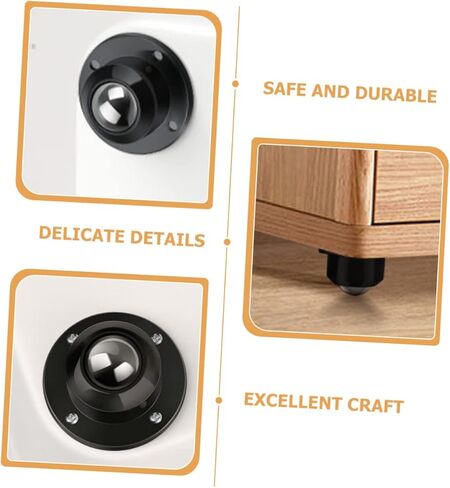 4 قطع من عجلات العجلات ذاتية اللصق، عجلات دوارة، صناديق تخزين الأثاث، صناديق القمامة، أدوات المطبخ in Kuwait