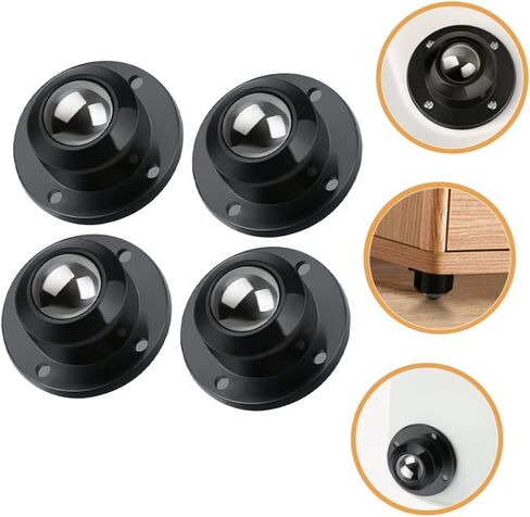 4 قطع من عجلات العجلات ذاتية اللصق، عجلات دوارة، صناديق تخزين الأثاث، صناديق القمامة، أدوات المطبخ in Kuwait