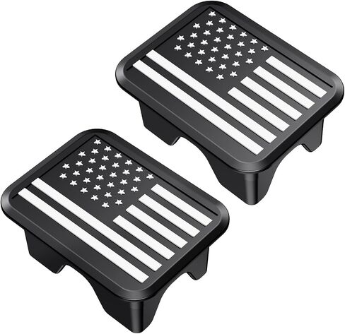 Bed Rail Stake Pocket Covers for Dodge Ram 1500s, Rear Truck Tonneau Covers, Stake Hole Caps Plugs, Compatible with 2019 2020 2022 2023 2024 Dodge Ram 1500 2500 Accessories (Set of 2) in Saudi Arabia