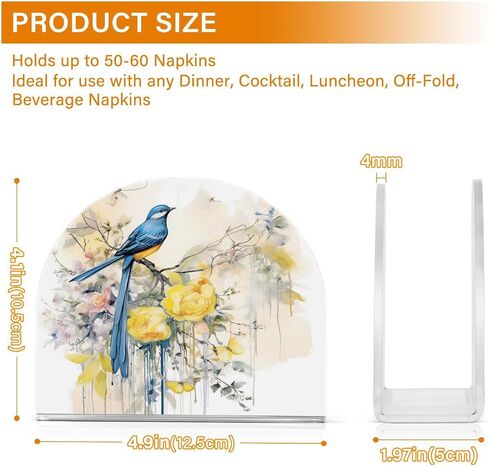 Funny Snowman Christmas Napkin Holder for Tables Paper Cocktail Napkin Holders for Kitchen and Dinning, Acrylic Dinner Napkin Dispenser for Restaurant Home Decor Bar Accessories 1 Pack in Saudi Arabia