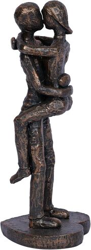 Couple Statue Love Figurine Iron Sculpture Home Decor Modern Abstract Decorative Anniversary Wedding Gifts for Couple Iron Romantic Passionate Love Ornament for Couples Valentines in Saudi Arabia