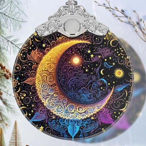 زخرفة عيد الميلاد - زخرفة جنية الهندباء من الزجاج الملون - ديكور منزل عيد الميلاد - زخرفة شجرة عيد الميلاد - زخرفة العطلة - أفكار هدايا العطلة - تبادل الهدايا in Saudi Arabia