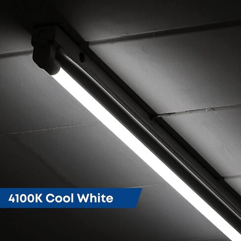مصباح أنبوبي Feit Electric T848/850/B/LED/2/5 4FT T8 LED، تجاوز الصابورة من النوع B، يتطلب إزالة الصابورة، 18 وات = 32 وات، ضوء النهار 5000 كلفن، يعمل بالطاقة المزدوجة، استبدال أنبوب الفلورسنت F32T8، UL، حزمة من 10 in Saudi Arabia