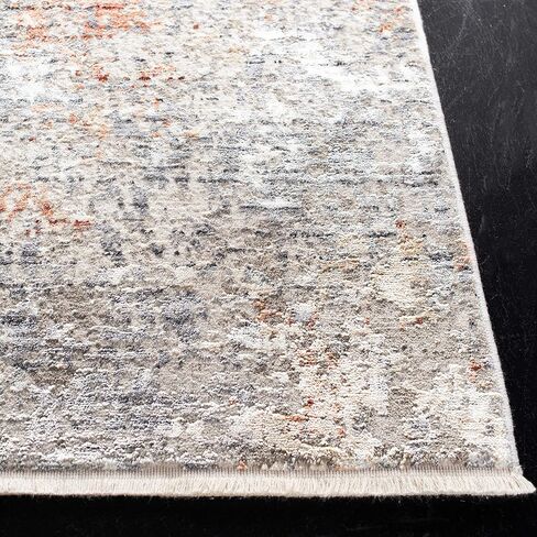SAFAVIEH Dream Collection 2' x 8' Grey/Multi DRM429G Modern Abstract Premium Viscose Runner Rug in Saudi Arabia