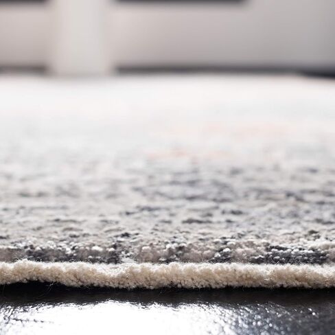 SAFAVIEH Dream Collection 2' x 8' Grey/Multi DRM429G Modern Abstract Premium Viscose Runner Rug in Saudi Arabia