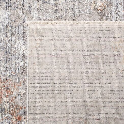 SAFAVIEH Dream Collection 2' x 8' Grey/Multi DRM429G Modern Abstract Premium Viscose Runner Rug in Saudi Arabia