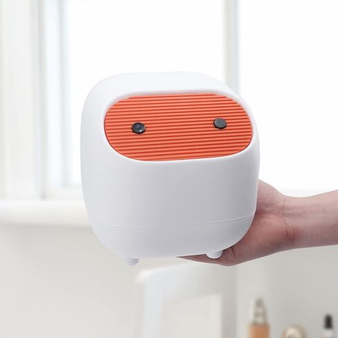 سلة مهملات صغيرة مع غطاء، علبة نفايات مع غطاء من نوع الضغط، سلة مهملات المكتب، سلة مهملات بلاستيكية صغيرة، سلة قمامة مضادة للحمام، المكتب، المطبخ، المكتب، طاولة القهوة in Kuwait