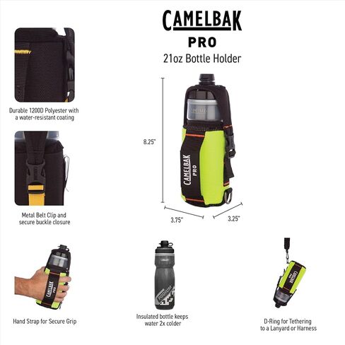 CamelBak Professional Insulated 21 OZ. Bottle with Rugged Poly Canvas Holder, Metal Belt Clip and Adjustable Straps in Saudi Arabia