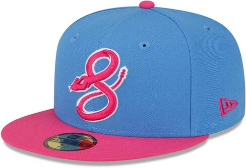 قبعة مناسبة من New Era Arizona Diamondbacks 59FIFTY Cooperstown Gummy Worm Collection، قبعة in Saudi Arabia