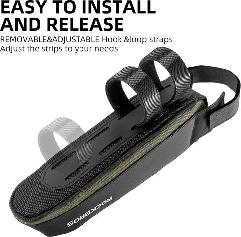 ROCKBROS Bike Top Tube Bag Bike Frame Bag Bike Triangle Bag Small Aerodynamic Bag for Triathlon and Gravel Bikes in Saudi Arabia