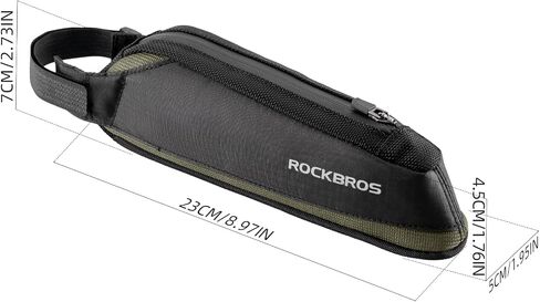 ROCKBROS Bike Top Tube Bag Bike Frame Bag Bike Triangle Bag Small Aerodynamic Bag for Triathlon and Gravel Bikes in Saudi Arabia
