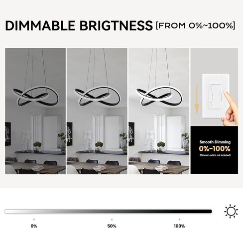 MAYNA Modern LED Pendant Light Fixture, Contemporary LED Chandelier with Irregular Ring Lights, Adjustable Modern Chandeliers for Dining Room Kitchen Entryway Living Room Bedroom, 6000K Daylight in Saudi Arabia