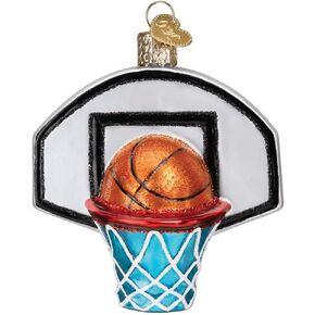 Old World Christmas Ornaments Basketball Hoop Glass Blown Ornaments for Christmas Tree